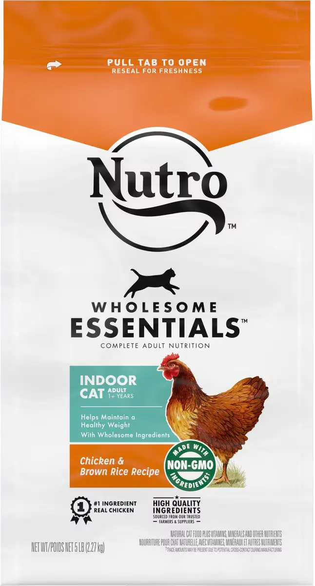 Nutro Indoor Adult Chicken & Brown Rice Cat Food